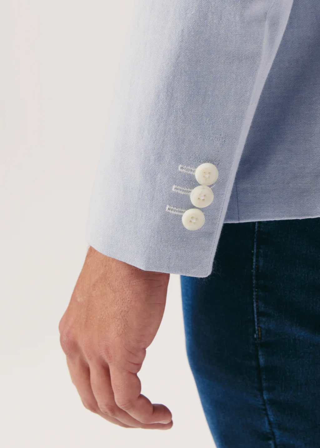 BLAZER  CASUAL BABY BLUE